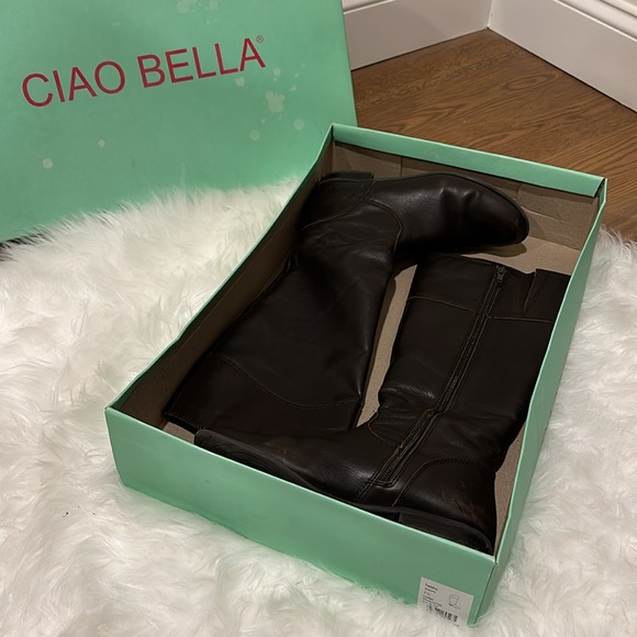 Ciao Bella Chocolate Riding Boot size 7.5 - Picture 8 of 9